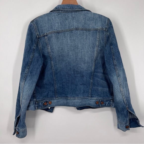 J. Crew Blue Denim Button Jean Jacket - Picture 5 of 5